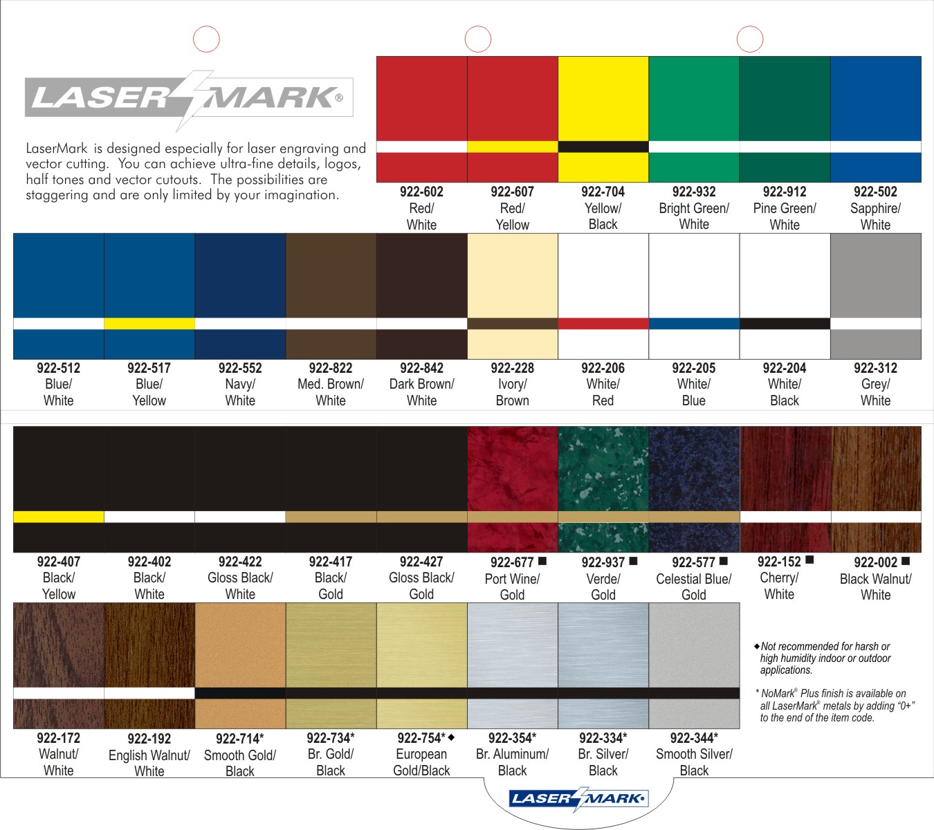 Laykold Color Chart